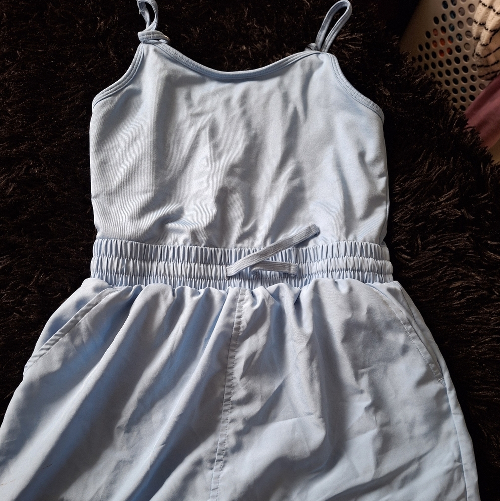 Abercrombie Kids Sky Blue Jumper, Shorts Underneath